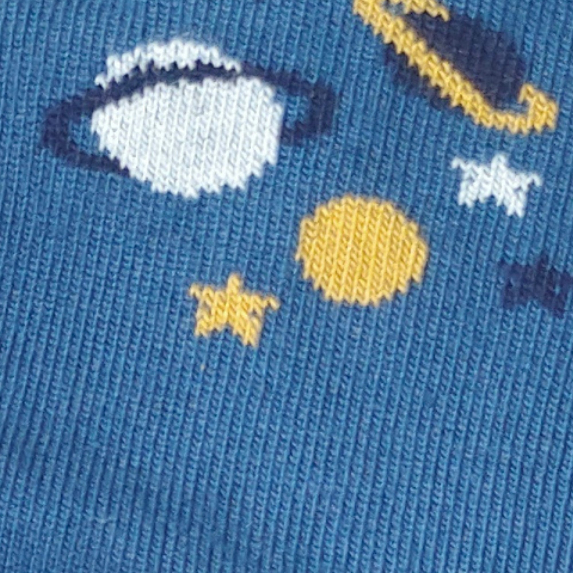 Cosmic Adventures – kids' space socks in dark blue and sky, Lord Walker, view 6