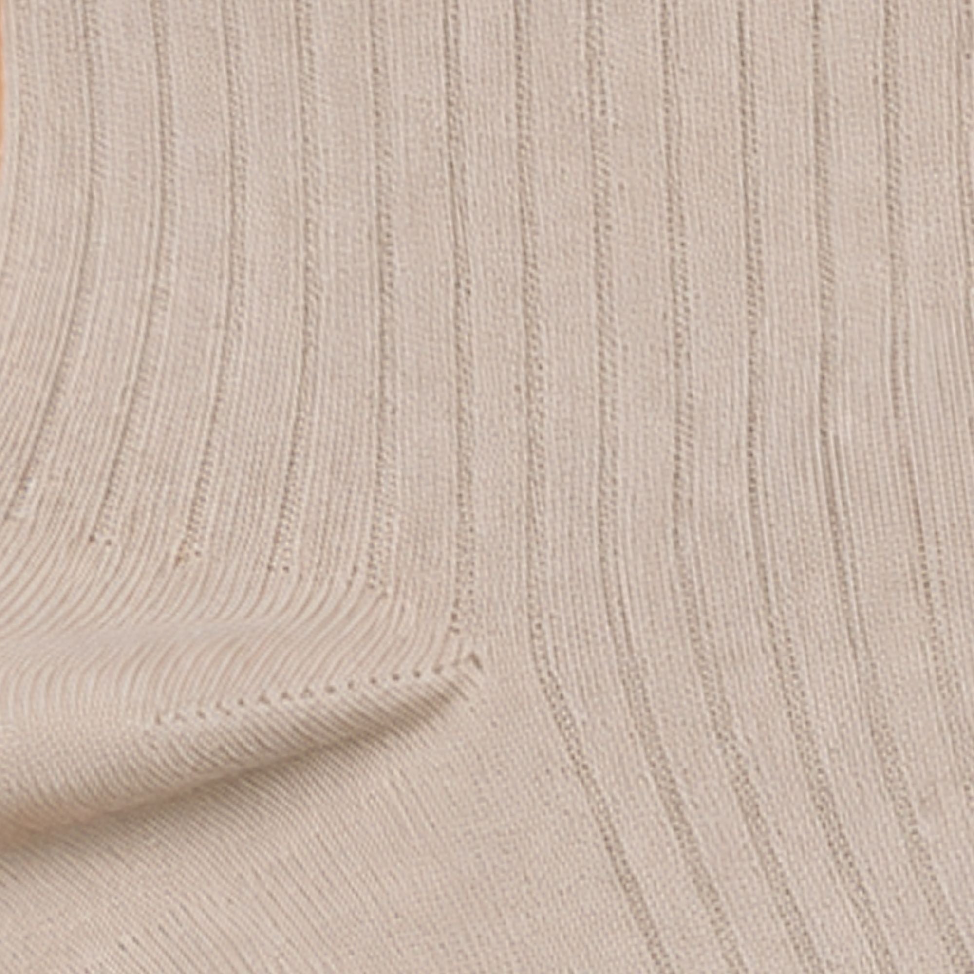 Garden Stroll – women's ribbed quarter socks in blue, beige and pink, Lord Walker, view 6