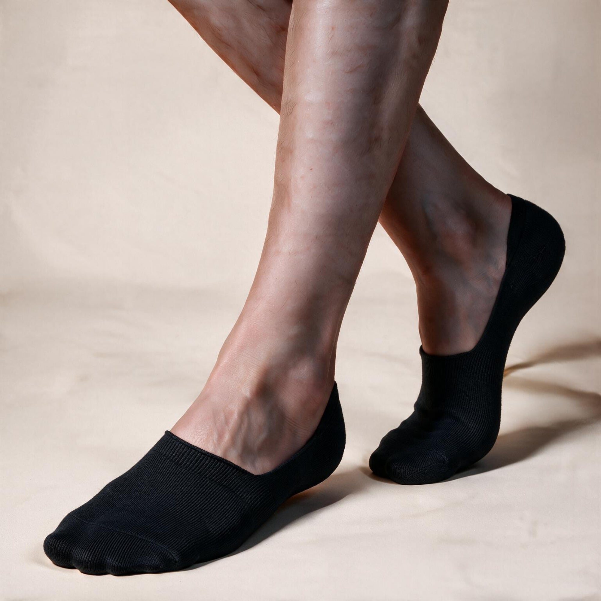 Jet & Graphite – men's no-show socks in black, charcoal and navy, Lord Walker